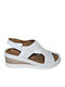 Anatomic Women's Leather Platform Shoes White