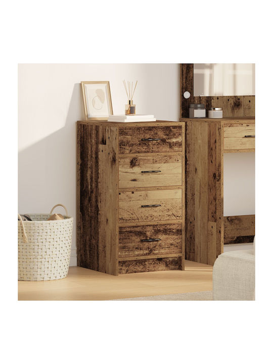 Office Storage Solid Wood Drawer Natural L40xW41xH75cm