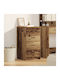 Office Storage Solid Wood Drawer Natural L40xW41xH75cm