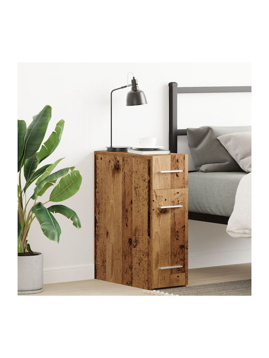 Wooden Office Drawer Old Wood 20x45.5x60cm