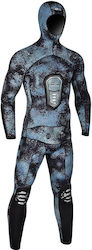 C4 Camo Skin Ocean Divisible Wetsuit Shaved for Speargun Camouflage 3mm