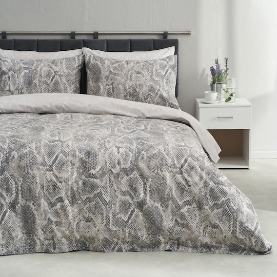 Charalambidis Textiles Sahara Σεντόνι Μονό με Λάστιχο 90x200+30εκ. Γκρι