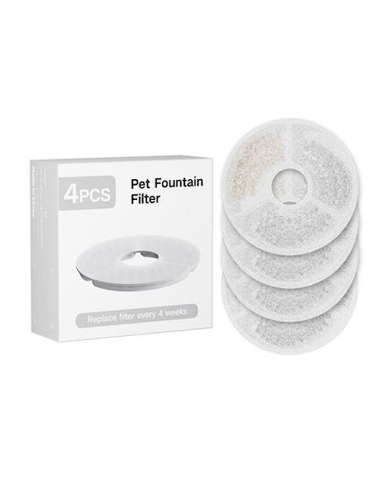Pet Interest Ανταλλακτικά Φίλτρα για Σκύλο & Γάτα 4τμχ
