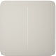 46020.144.oy Solo Button 2-gang Oyster Button Ajax