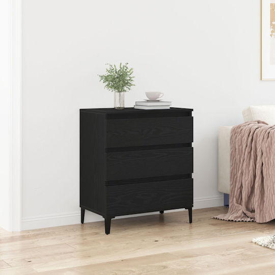Comoda pentru Dormitor Μαύρο Δρυός 60x35x70buc