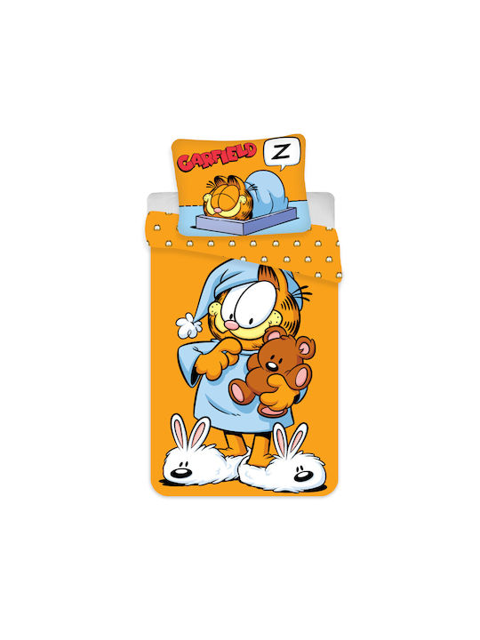 Kinderbettbezüge Set Kinderbettbezug Einzel Orange