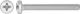 Lux Tools Maschinenschraube Kreuzschlitz Inox 8Stück