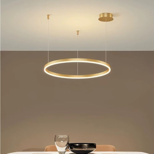 Home Lighting LED Κρεμαστό Φωτιστικό Χρυσό 60x100x100εκ. Home Lighting LED Κρεμαστό Φωτιστικό Χρυσό 60x100x100εκ.