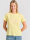 Women's T-shirt Yellow