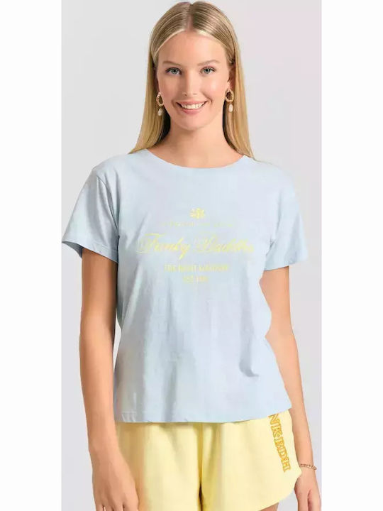 Funky Buddha Women's T-shirt Blue