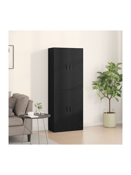 Kleiderschrank Büro Eiche 69.5x34x180cm
