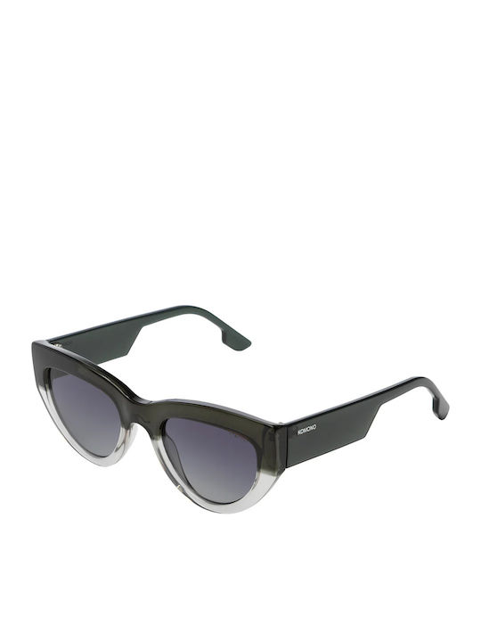 Komono Kim Women's Sunglasses with Gray Horn-Ri...
