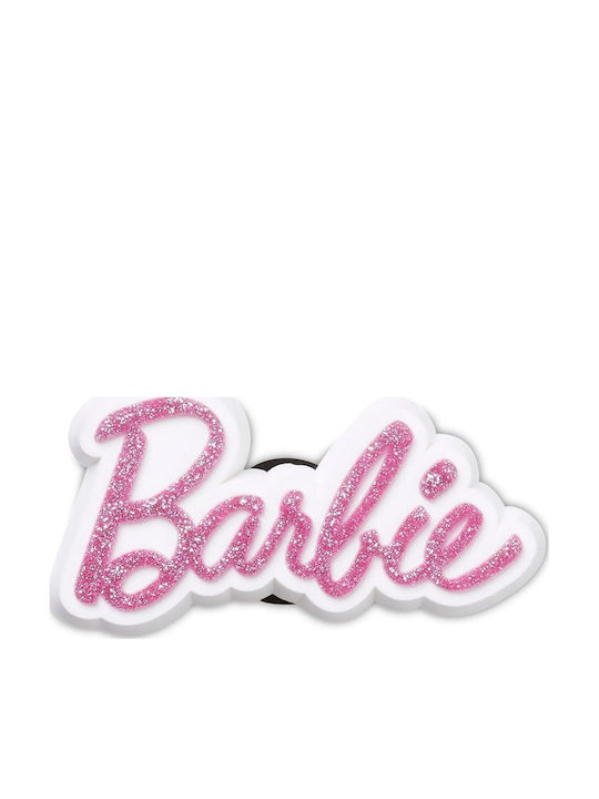 Crocs Jibbitz Brosche Barbie Logo