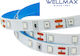 Ταινια Led 12v/5w Εσωτερικου Χωρου Ip20 60l 2835 Μπλεwellmax Τεμάχια 5