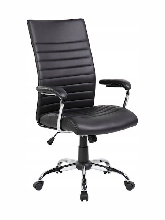 Office Products Ibiza Office Chair with Adjustable Arms Black