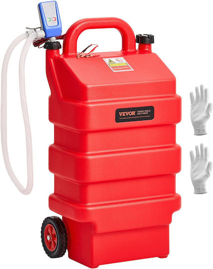 Vevor Fuel Caddy Portable Fuel Tank 16 Gallons Electric Transfer Pump 12v DC