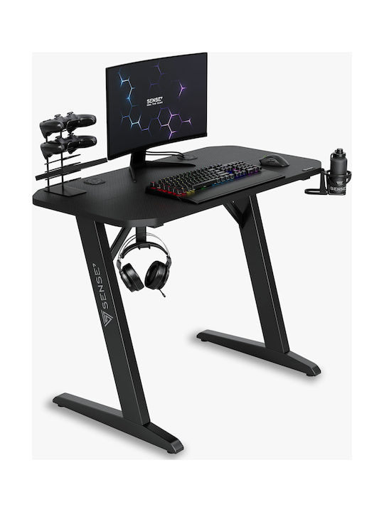 Γραφείο Gaming Nomad Basic Ξύλινο Μαύρο 100x50x75εκ.