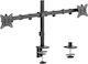 SENSE7 Float Double Επιτραπέζια Βάση για 2 Οθόνες έως 32" με Βραχίονα