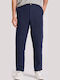 Trousers Chino in Regular Fit Navy Blue