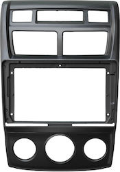 Kia Sportage 2004 2010 * Manual Air Conditioning Car Touch Screen Audio System 9" Inch Android Mounting Frame Fascia Car Radio Panel Dash Factory Type Plastic Frame