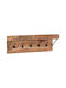 vidaXL Wooden Wall Hanger Brown 73x19x23cm 1pc