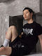 T-shirt Μαύρη