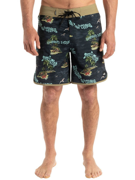 Surfsilk Scallop Men's Swimwear Bermuda True Black