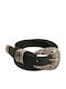 Leather Women's Belt Black