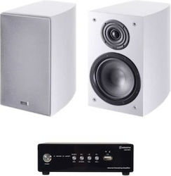 Heco Ηχοσύστημα 2.0 Victa Elite 202 με Streamer S260-WIFI 103.128UK+D1345801P 60W με CD / DVD Player και Bluetooth Λευκό Heco Ηχοσύστημα 2.0 Victa Elite 202 με Streamer S260-WIFI 103.128UK+D1345801P 60W με CD / DVD Player και Bluetooth Λευκό