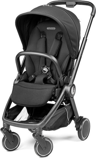 Peg Perego City Loop Ρυθμιζόμενο Καρότσι Μωρού Kατάλληλο για Nεογέννητο True Black 5.7kg