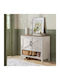 Wooden Shoe Organizer White 80x35x70cm
