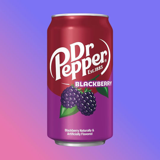 Dr. Pepper Cola Blackberry με Ανθρακικό 355ml