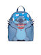 Difuzed Stitch School Backpack for Elementary Blue 21 x 12 x 27cm