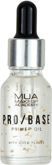 MUA Pro Base Oil Primer Face Liquid Gold Flakes 15ml