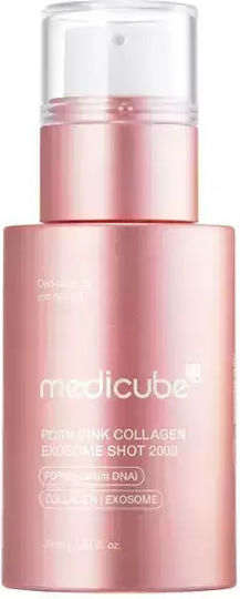 Medicube PDRN Pink Colagen Exosome Shot 2000 Serum Hidratant și Anti-îmbătrânire pentru Față cu Colagen pentru Tonifiere 30ml