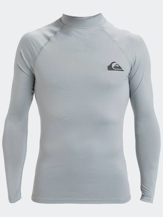 Quiksilver Everyday Upf50 Αντηλιακή Μπλούζα Γκρι