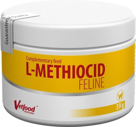 Vetfood L-methiocide Feline Supplement Vitamin Powder for Urinary / Kidney 39gr