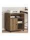Cabinet de Birou cu roți Artisan Oak 60x50x67cm