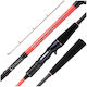 Ecooda Fishing Rod for Tai Rubber / Slow Jigging with Reel 2.06m 60-150gr