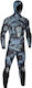 C4 Camo Skin Ocean Divisible Wetsuit Shaved for Speargun Camouflage 5mm