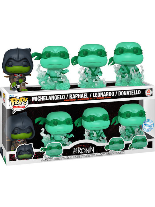 Funko Pop! Comics: Teenage Mutant Ninja Turtles - Michelangelo, Raphael, Leonardo, Donatello