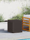 vidaXL Outdoor Storage Box Brown L55xW53xH57cm