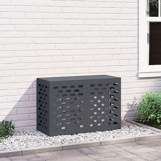 Cover Air Conditioner Vidaxl Anthracite 90x40x60 Steel Anthracite 865892