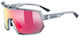 Uvex Cycling Glasses with Silver Frame & Multicolour Lenses