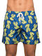 Men's Swimwear Shorts Cactus Print with Patterns