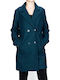 Womans Coat Tufa Ja Ponderosa Pin Damen Grün Mantel mit Knöpfen