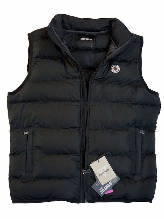 Sleeveless Jacket Puffer BLACK1