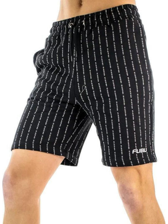 Fubu Αθλητική Ανδρική Βερμούδα Black