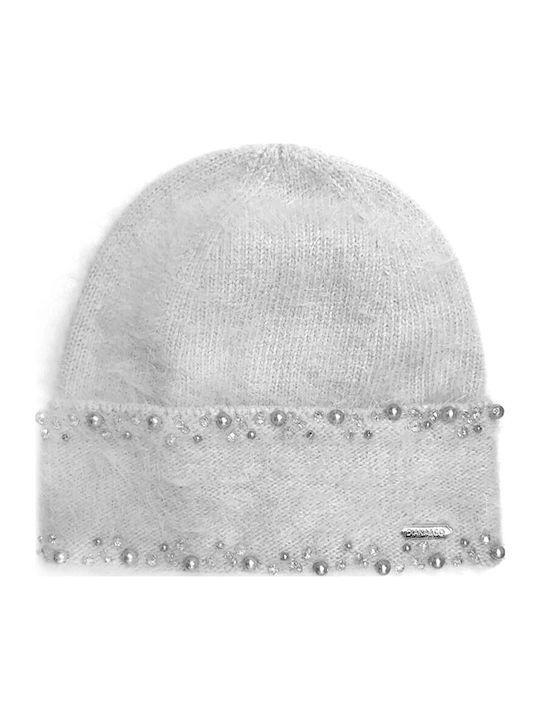 Beanie Beanie Knitted in Gray color