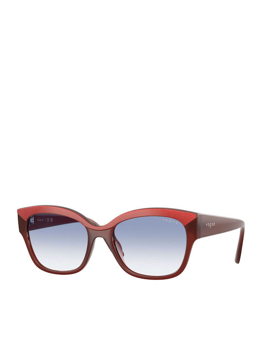 Vogue Ochelari De Soare Unisex Cu Ramă Roșie Di...